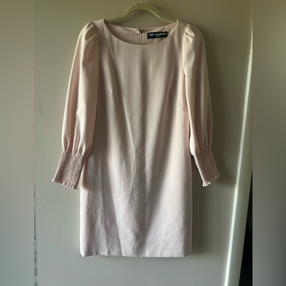 Karl Lagerfeld Soft Pink 3/4 Sleeve Dress size 2